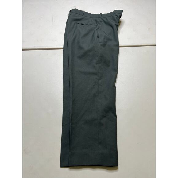 Vintage 1982 U.S. Military Wool Serge Dress Trousers Men’s 29S Scovill Zip 28x24 - Picture 13 of 16